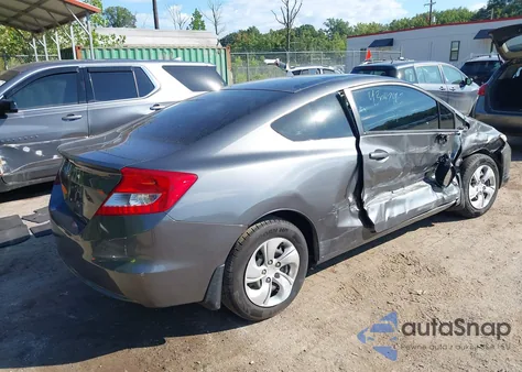 2013 Honda Civic Lx z USA, uszkodzony, nr VIN 2HGFG3B52DH525614